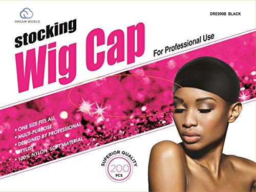 Dream Women-Stocking Wig Cap 200 Count (Pack of 1)