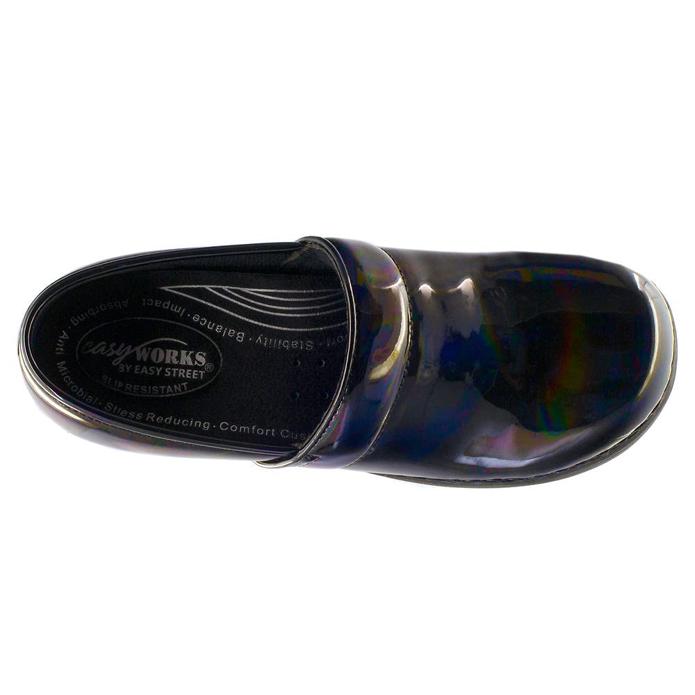 Easy Works by Easy Street Womens Lead by Easy Works Slip Resistant Soft Toe Work Safety Shoes Casual - Multi - Size 11 M