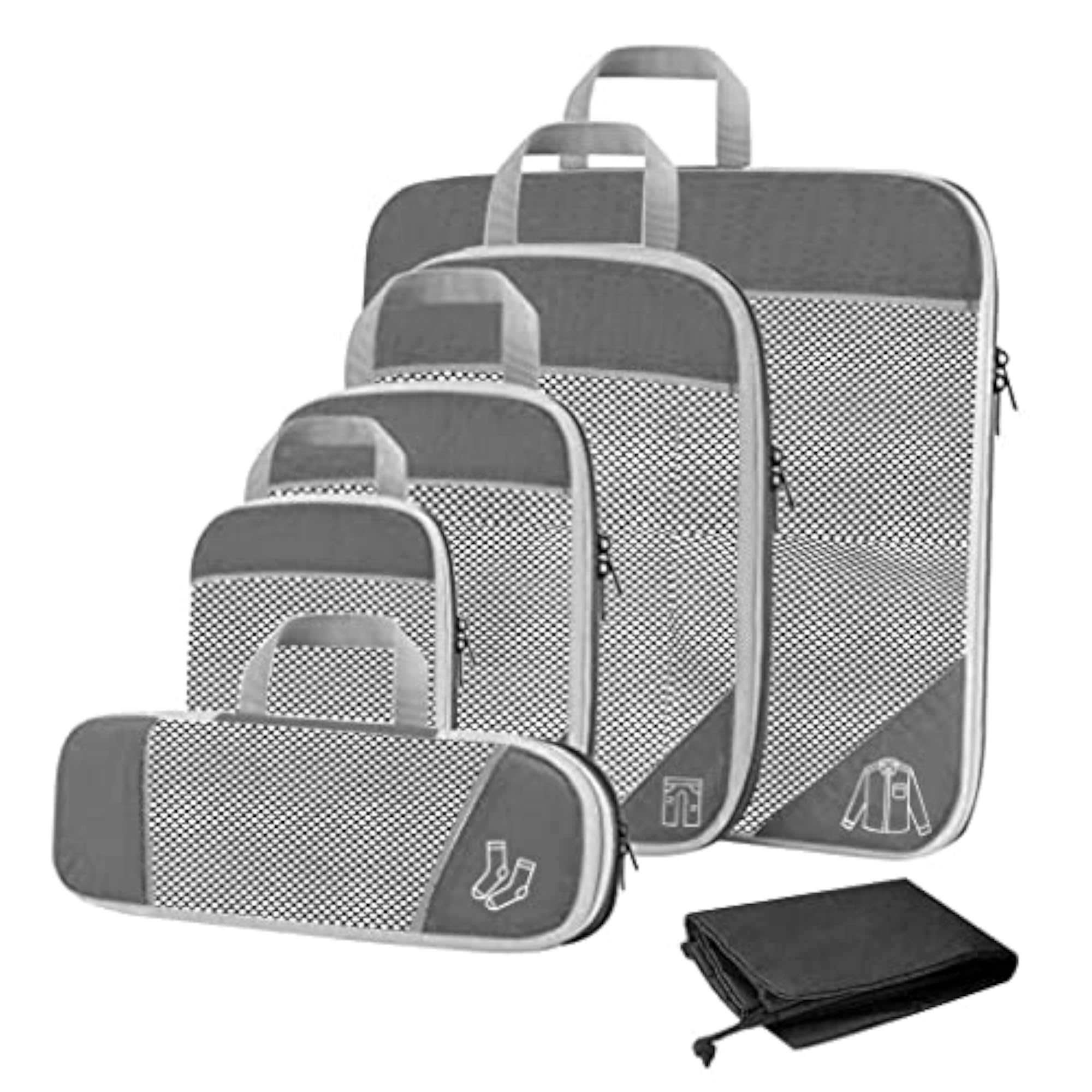 Lightweight Compression Packing Cubes for Easy Access
