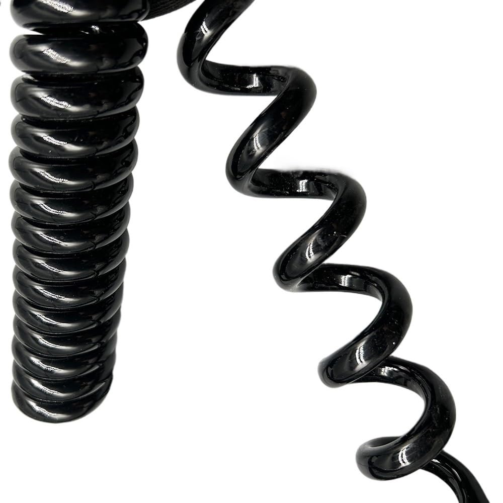 24-żyłowy 0,25 mm2 podwójnie ekranowany kabel spiralny do łączenia kół ręcznych obrabiarek CNC, rozciągliwy, elastyczny (stretch 3 metry)