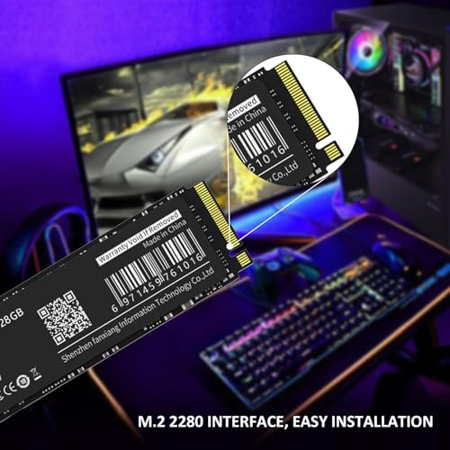 Image of fanxiang S501 128GB NVMe SSD 3D NAND1.3 PCIe Gen3x4 M.2 2280 Internal Solid State Drive (Read Speed up to 1,100 MB /s) Compatible with Laptop & PC Desktop | Internal SSD for notebooks, laptops and desktop PCs, fast boot and reliable performance