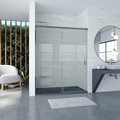 ANUKET, mampara de ducha, vidrio transparente,...