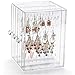 Plegable Acrílico Soporte de la Joyería, Sostenedor Del Pendiente - 3 Drawers, Caja de Pendientes 216 Agujeros Caja de Almacenamiento de Joyería de Acrilico Transparente Caja Organizador de Joyas