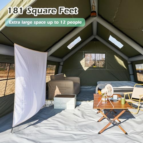 Carpa Inflable para Camping YOLENY 12 Personas 4 Estaciones miniatura 4
