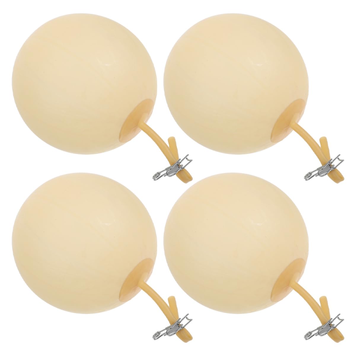 KICHOUSE Latex Gas Balloon Set 4pcs Inflatable Sampling Collectors for Laboratory Use Metal Clip for Precise Sampling
