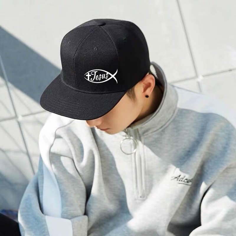 Snapback Hats for Men Flat Bill Hats for Men Fitted Hat Black Baseball Hats Hip Hop Caps - Image 7