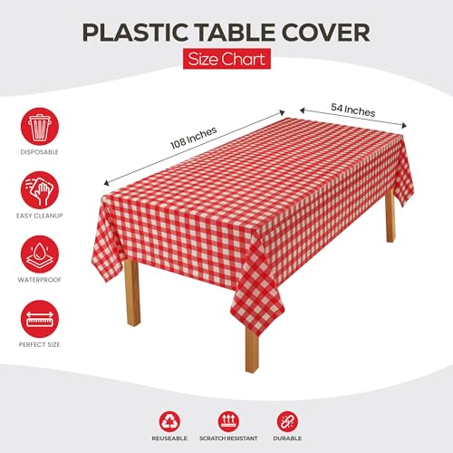 Nappe jetable rectangulaire anti-tache pour protéger vos tables de fête - 3
