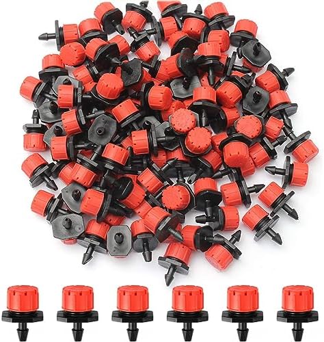 30 Stück Garten Sprinkler Düsen - Micro Bewässerungssystem Mit 180° Sprühfunktion