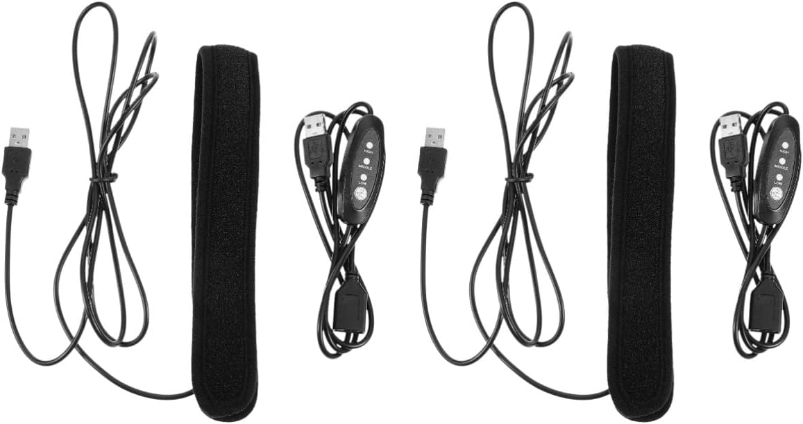 Mobestech USB Heater 2 Pack Dew Heater Lens Dew Heater Strip Telescope Dew Heater Camera Lens Heater Warmer Camera Lens USB Heater