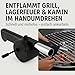 Przydasie Handbetriebenes Grillgebläse für Kamin und Lagerfeuer – Mini-Handkurbel-Luftgebläse für BBQ, Picknick, Camping – Tragbares Gebläse für Grillanzünder ohne Batterien – Outdoor-Zubehör