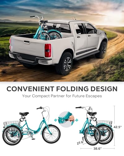 Image of VIRIBUS Folding Tricycle for Adults