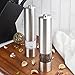 Produktbild Virklyee Elektrische Salz und Pfeffermühle Set 2 PCS Automatische elektrische Salz- oder Pfeffermühle-Mühle-Satz Edelstahl