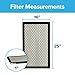 Filtrete 16x25x1 Air Filter, MPR 2800, MERV 14, Healthy Living Ultrafine Particle Reduction 3-Month Pleated 1-Inch Air Filters, 2 Filters, White