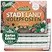 Produktbild DENKRIESEN - Stadt Land VOLLPFOSTEN® - Garten Edition | DIN A4 Spielblock | Ab 9 Jahren | Stadt Land Fluss | Familienspiel | Perfekt für Gartenpartys | Gesellschaftsspiel für die ganze Familie