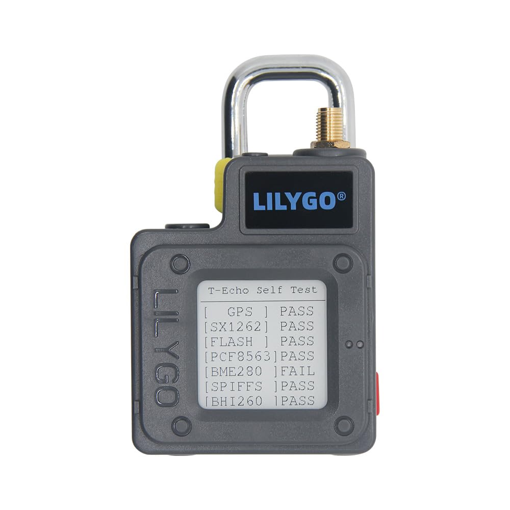 LILYGO T-Echo Plus LoRa GPS TTGO Carte de développement avec écran SPL E 1,54" (Noir 868 MHz avec BME280)