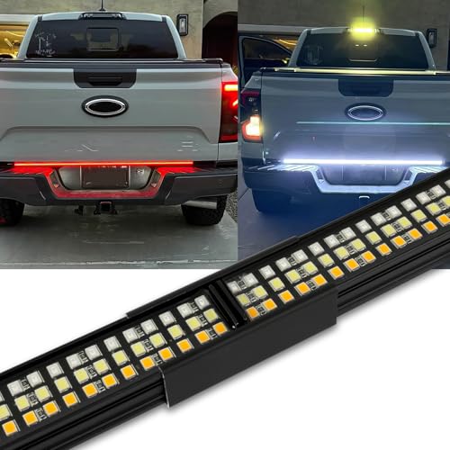 DREAMOTOR Tailgate Light Bar, 48 inch Truck Tailgate Light Strip, LED Brake Light Strip Compatible with Tacoma Nissan Frontier Ford Maverick Chevy Colorado Ford Ranger GMC Canyon Honda Ridgeline Jeep