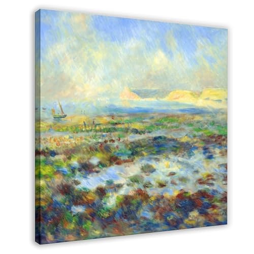 Poster Pierre-Auguste Renoir Low Tide Yport Toile 50x50cm Salon