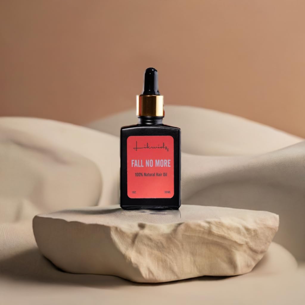 Fall No More Natural Hair Oil, Cold Pressed Black Seed, Sesame, Almond and Castor Oils- Black Seed Oil-