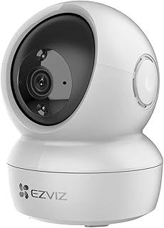 EZVI,Z H6c Pro 3m Smart Security Camera Full HD 2k | 360° Rotation | Night Vision | Motion Tracking | Two-Way Audio | WiFi | App Control