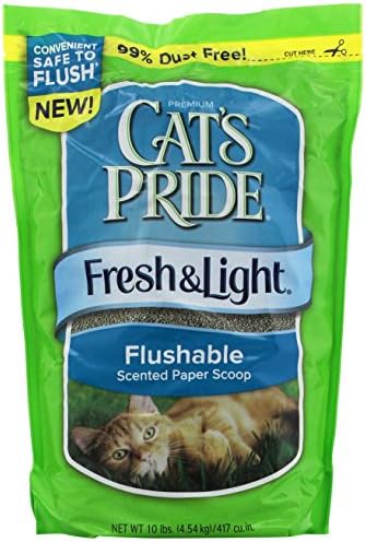 cat's pride flushable litter