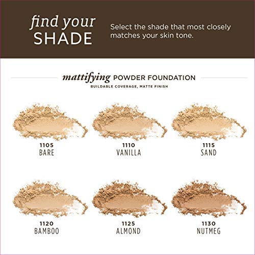 Burt's Bees 100% Natural Origin Mattifying Powder Foundation, Sand - 0.3 Ounce #TOP6