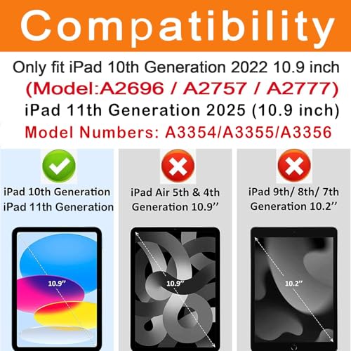 Protector de Pantalla para iPad 11th/10th Gen 10.9" 2 Unidades miniatura 2
