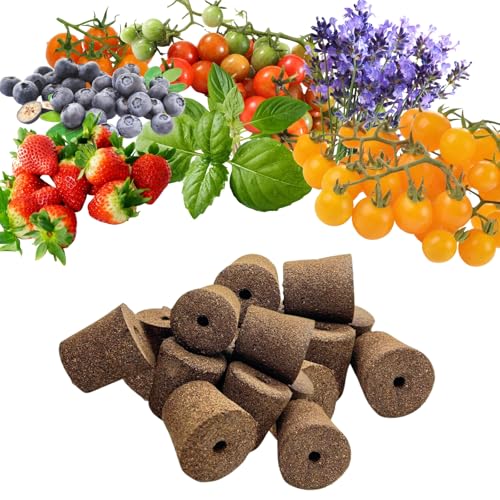 YDKYD 20pcs Grow Sponges Seedless Replacement Seed Pods Compatible with Click and Grow Smart Garden Refill Seed Starter pod for Hydroponics Growing System Supplies