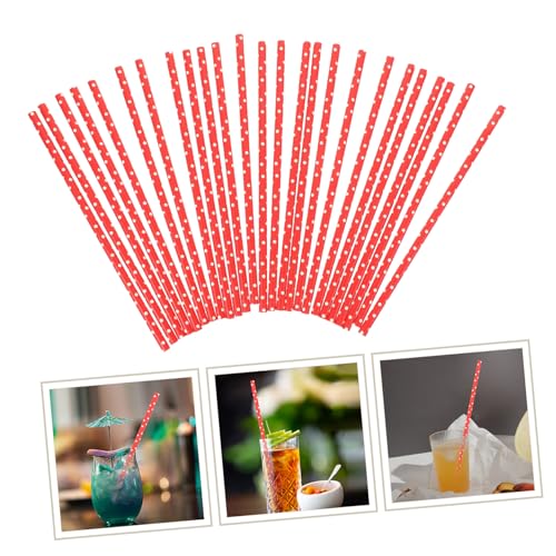 Uonlytech 100pcs pitillos desechables biodegradables de papel miniatura 4