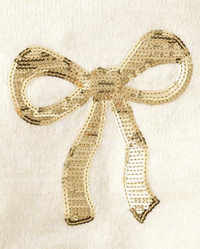 The Children's Place Girls' Long Sleeve Crew Neck Pullover Sequin Sweater2