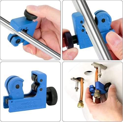 Miniatura 8 de Ctdmj Mini Cortador De Tubos De 3 A 22 Mm De Diámetro, Pequeño Mini Cortador De Tubos, Cortador De Tubos De Cobre, Herramientas De Corte Para Cortar Tubos De Cobre, Pvc, Aluminio, Plástico, Agujero