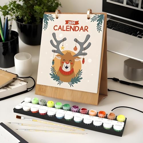 Calendario para niños de escuela y hogar agenda divertida de pared con 12 meses organizados 2026 3