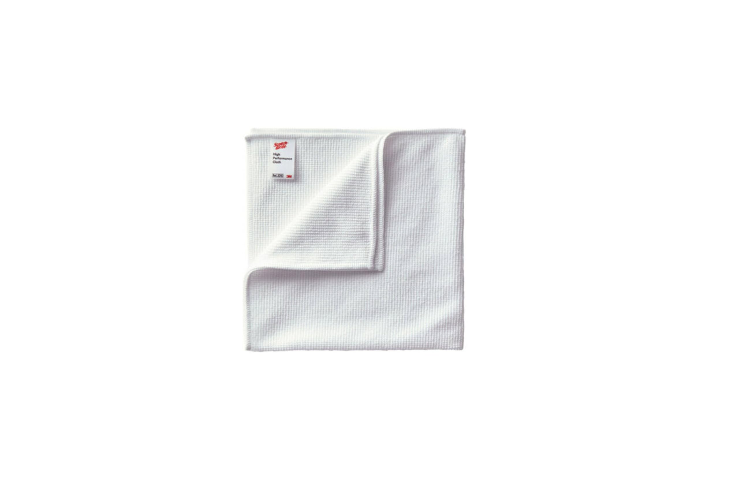 Lingettes Microfibre Haute Performance Scotch-Brite 2010, Blanc, 360 mm x 360 mm