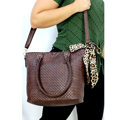 Kit Bolsas Femininas De Ombro e Tiracolo Com Carteira e Brinde