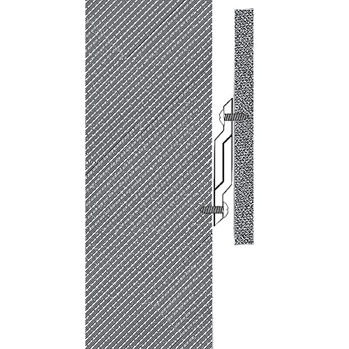 Support emboîtable de 61 cm, fixation murale haut de gamme pour miroir