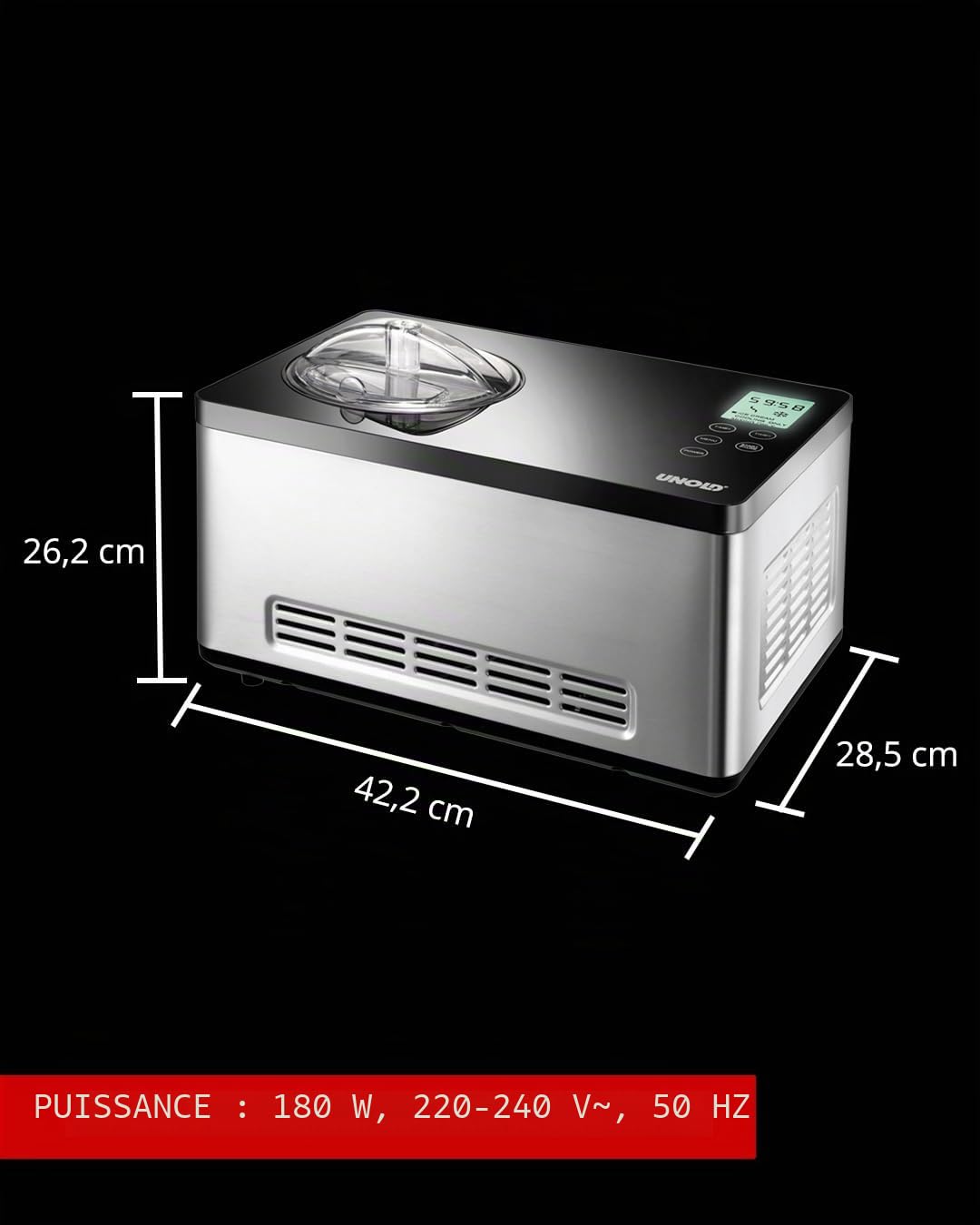 Unold 48845 Gusto Eismaschine