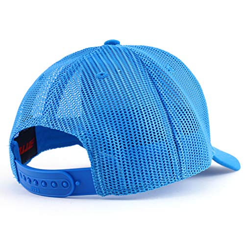 Armycrew White American Flag Patch Youth Size 6 Panel Trucker Baseball Cap2