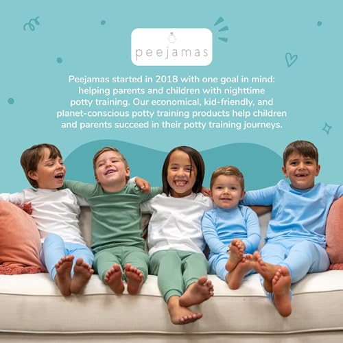 Image of Peejamas 2 Pack Potty Training Pee Pads for Kids, Toddler - 100% Waterproof, Non Slip & Reusable Mattress Protector - Fits Twin Mattresses up to 14 inch Deep, 38 inch W x 30 inch L