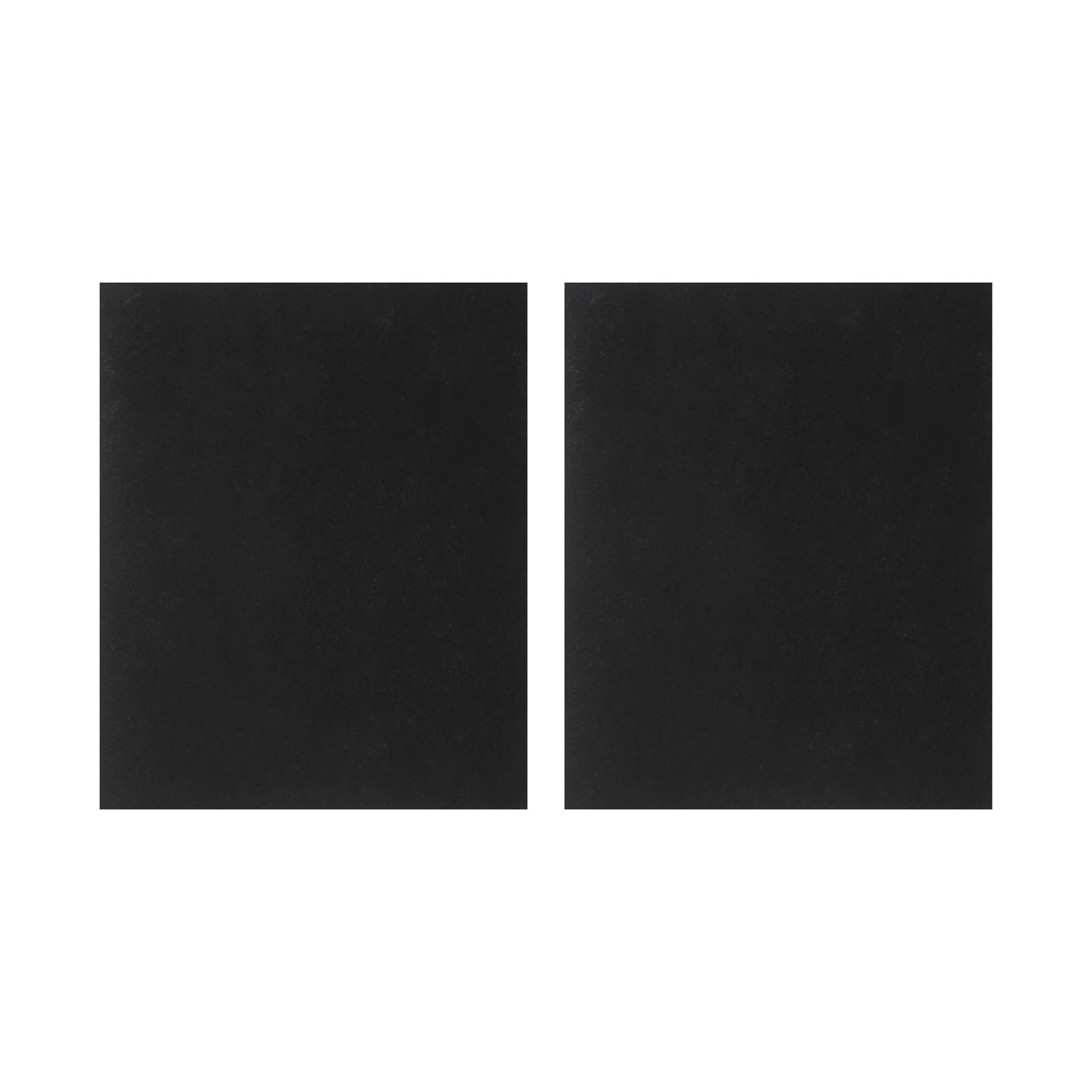 Filtro dell'aria in schiuma al carbone attivo, confezione da 2, 305 x 240 x 5 mm, AC4001, purificatore d'aria, ad alta resistenza, rimozione degli odori, fogli neri