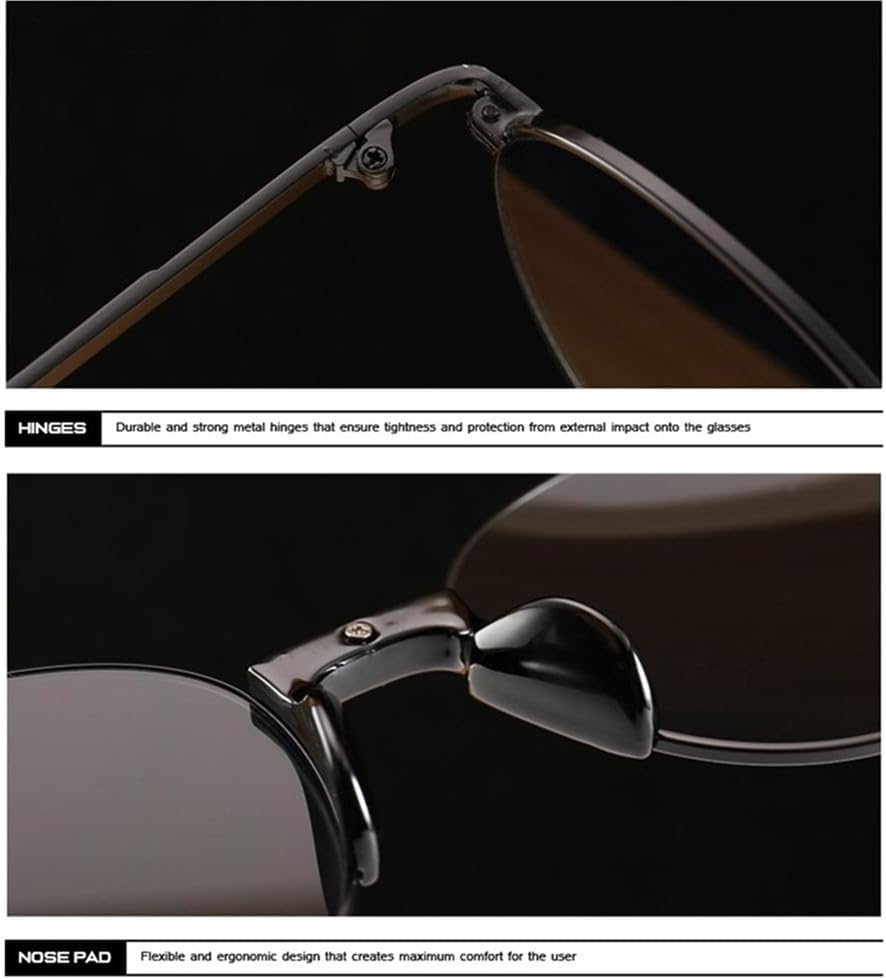 Round Sunglasses Men Women Sun Glasses Metal Frame Eyewear