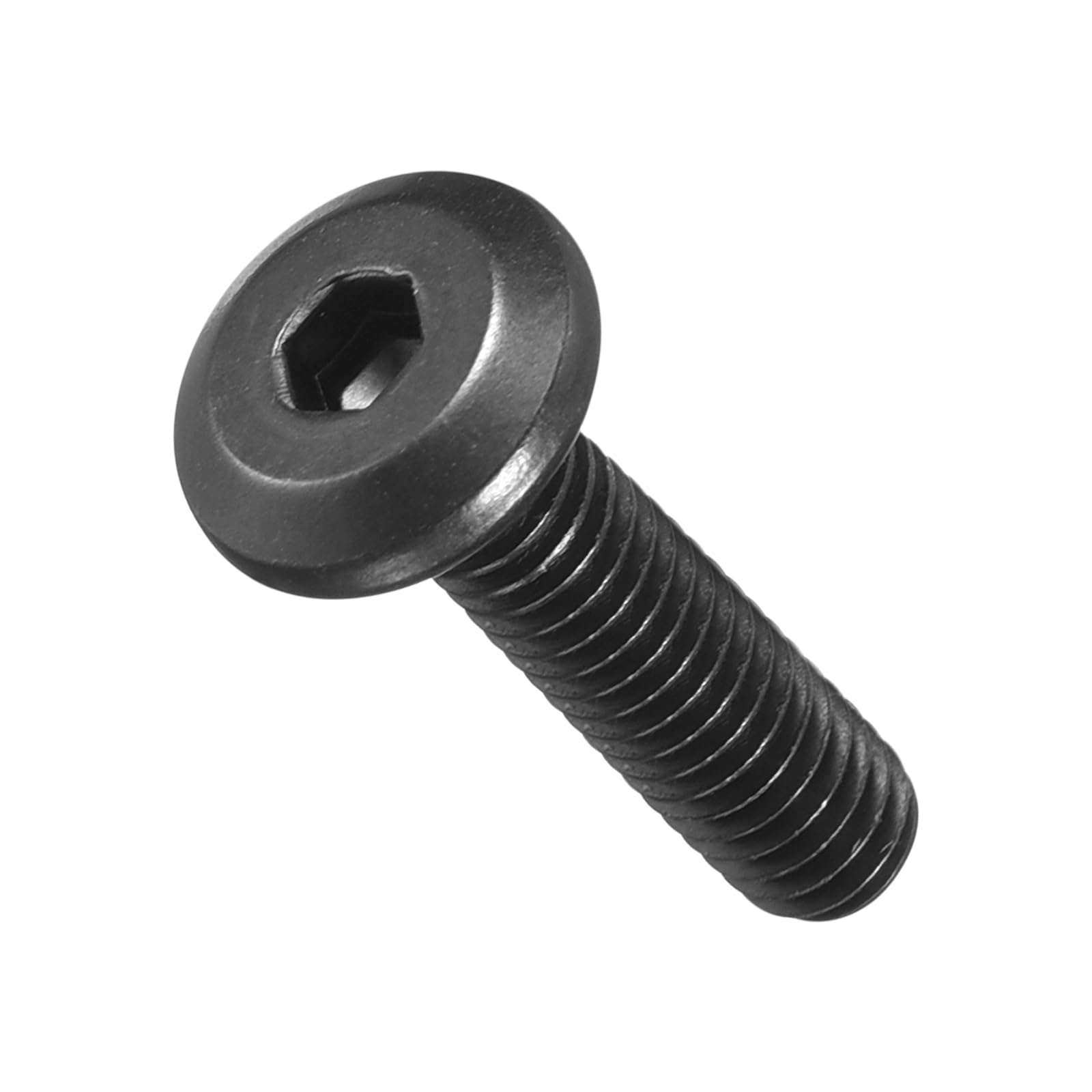 METALLIXITY Flat Head Hex Socket Cap Screws Bolts(M4-0.7x16) 50Pcs, Steel Hex Socket Furniture Bolts Screws