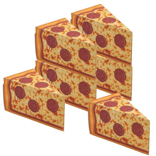 Fun Express Pizza Treat Boxes - Party Supplies - 6 Pieces