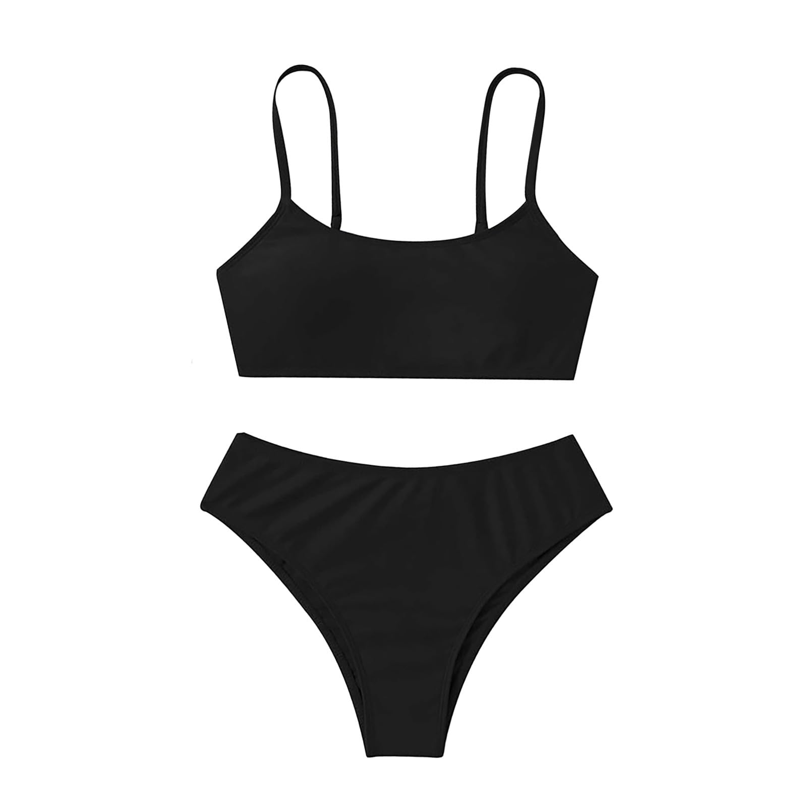 Generic Bañador Natación para Niñas - Ropa para Niños Bikini sin Mangas de la Playa Niños Conjunto Tankini Bikini Niña 12 Años Bañador Natacion Niña 7-8 Años Ropa de Playa Piscina
