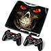 PlayStation 3 Slim moissonneur PS3 PlayStation 3 Slim peau Autocollants PVC pour la console + 2 manettes / tapis Decal couverture de protecteur de l'art d'effet de cuir sticker reaper