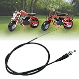 Chikia Mini Bike Throttle Cable Replacement for Co leman CT200U BT200X CT200U-EX Baja M165 Warrior Massimo MB200 196cc 200cc 212cc Doodle Bug Hensim Monster Motovox MBX10 MBX11