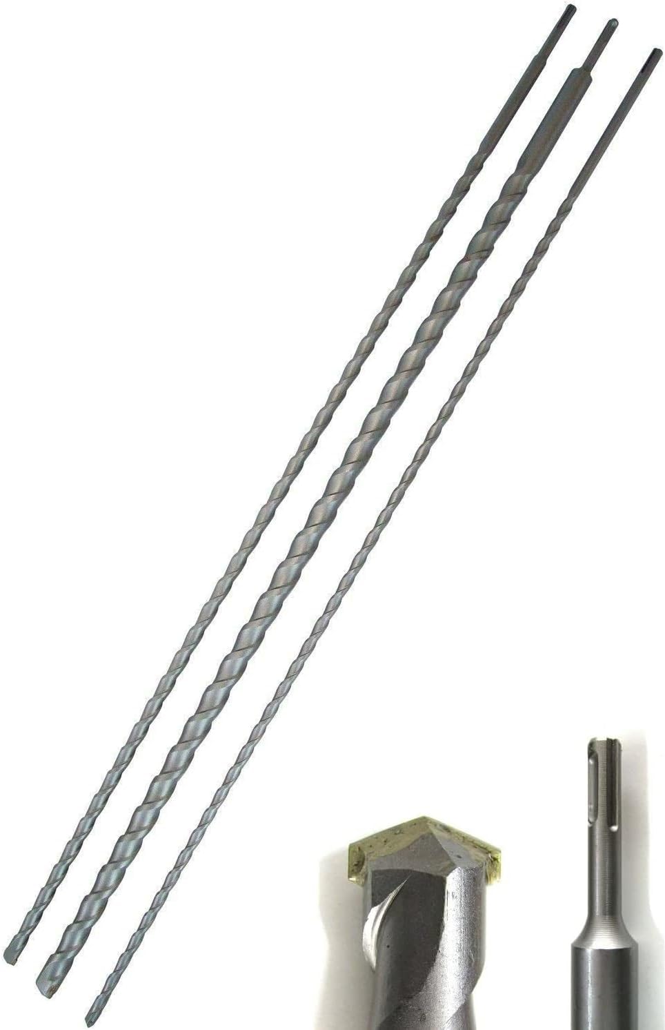 TRAPANO PER CEMENTO TRAPANO 12X460 MM SDS PLUS 3 PUNTE 460 Mm - Yato YT - Foto 2