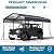 Tobegin 10x15 Carport Heavy Duty Metal Carport with Protective Film Roof,Outdoor Sorage Car Port for Cars,RV Carports,Motorcycles,Trucks,Black