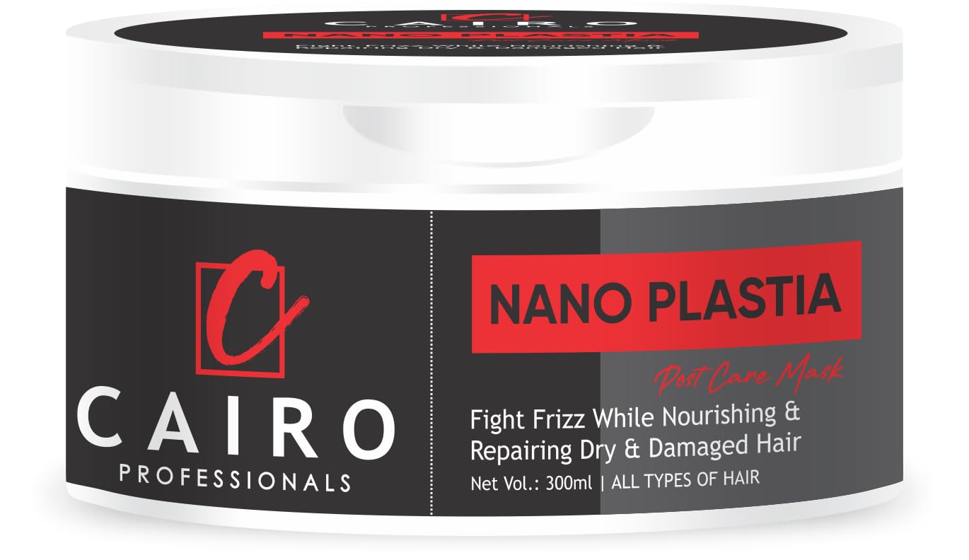 CAIRO PROFESSIONALS Nanoplastia Post Hair Mask for Deep Repair & Hydration, Keratin Treatment for Chemically Treated Hair 300ml-image-18