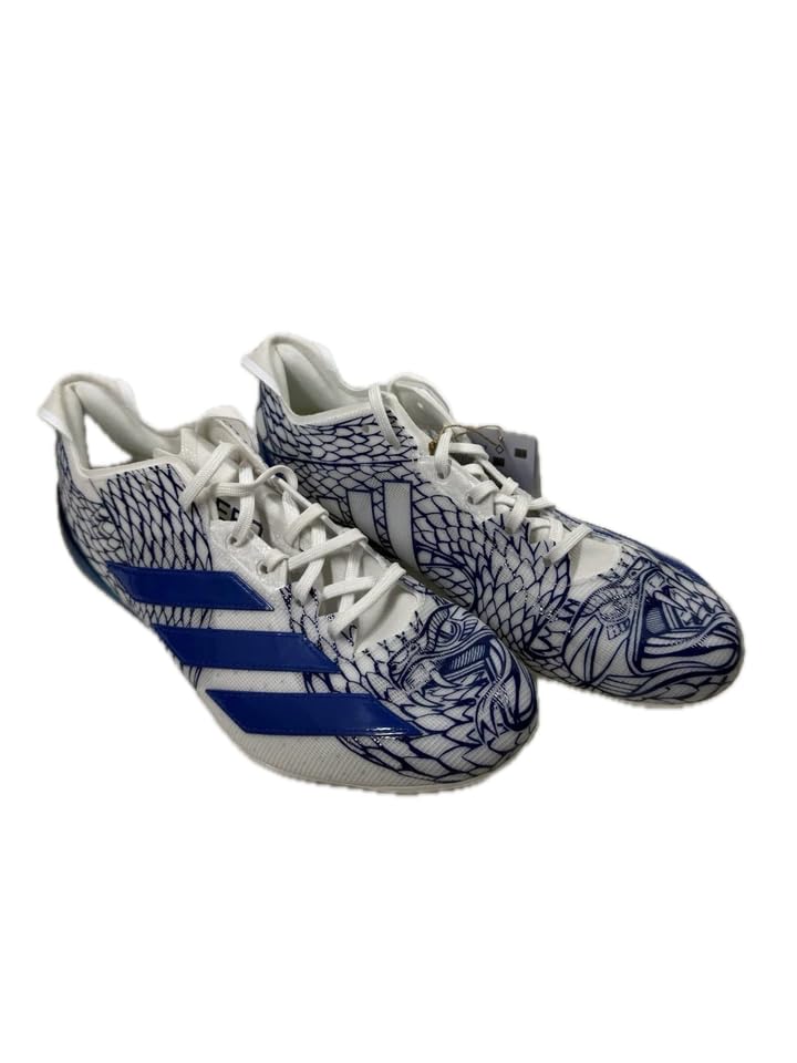 adidas Men's Adizero Electric.2 Football Cleats 'Royal Blue White' (IH8569) - Size 11.54