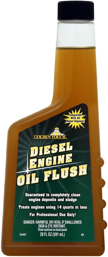 Golden Touch 25401 Diesel Engine Oil Flush - 20 fl. oz.
