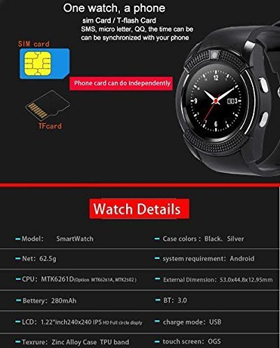 smartwatch v8 wifi